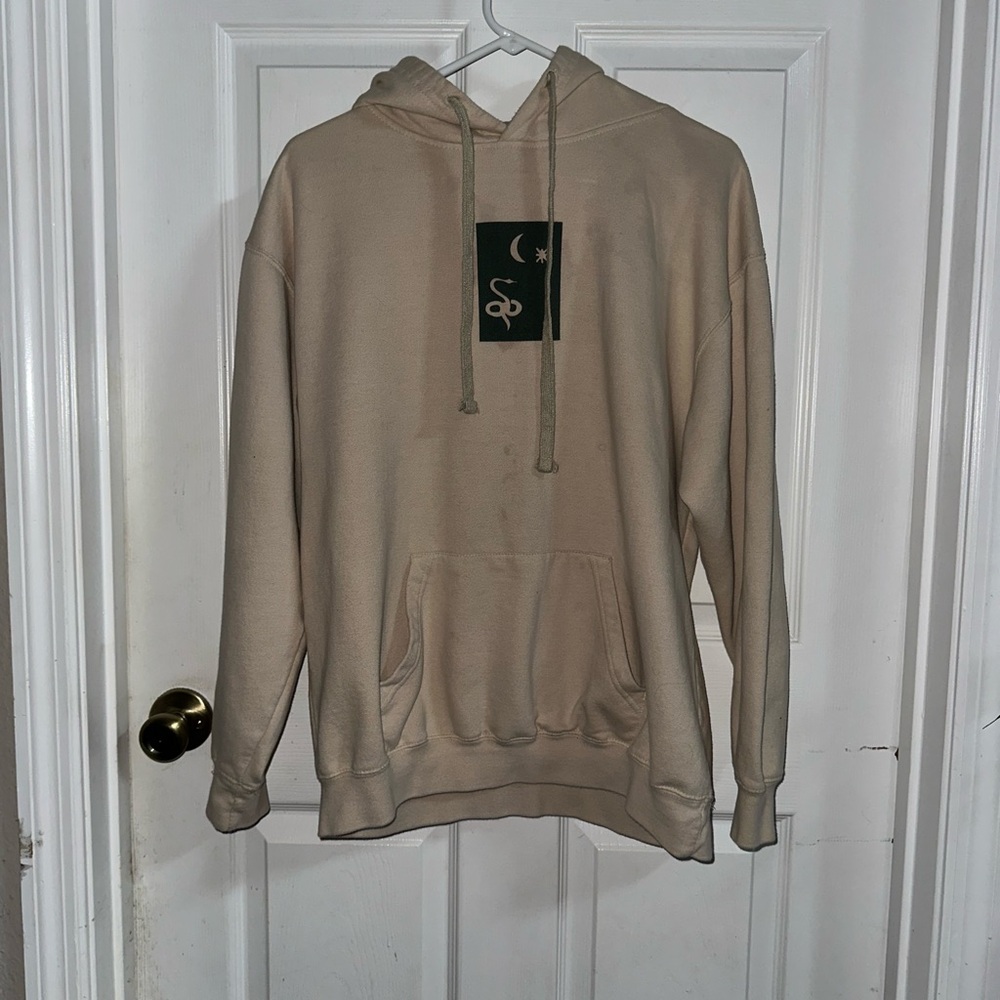 Beige Polarize Hoodie Large